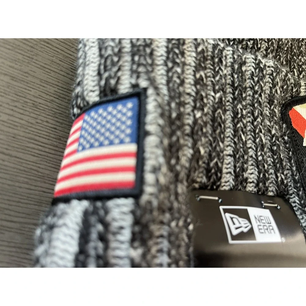 Cincinnati Bengals New Era NFL 2023‎ Salute Service Beanie Cuffed Hat Fleece NWT